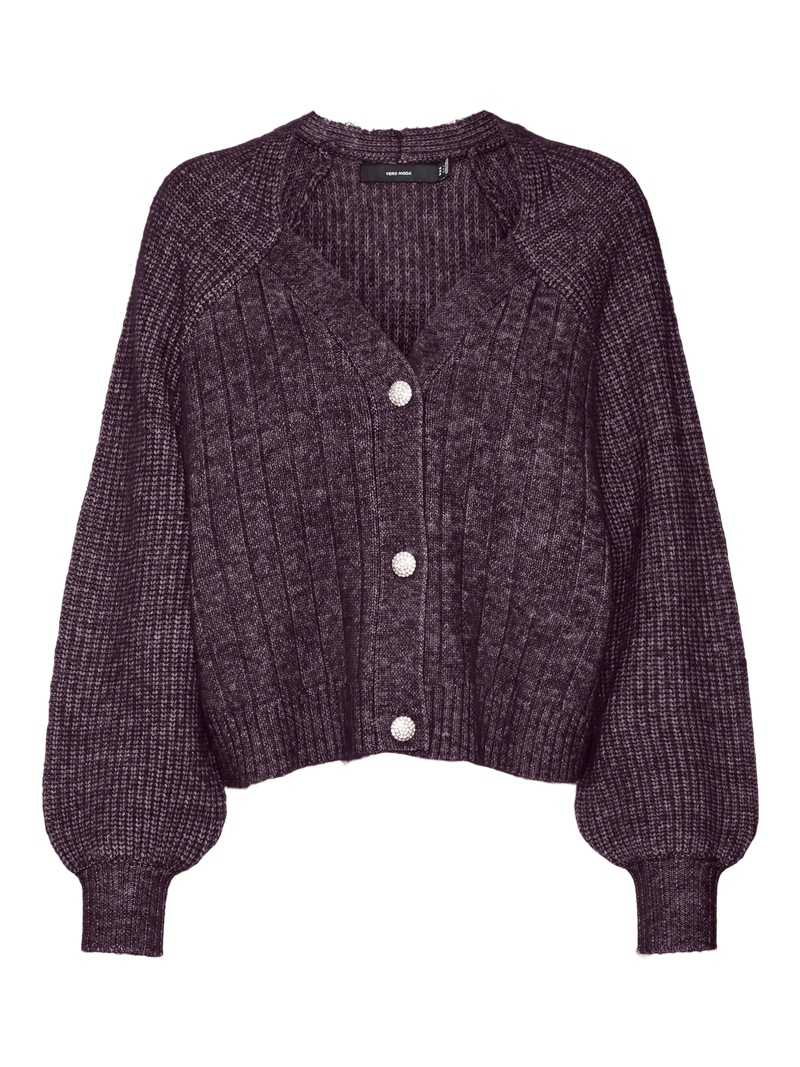 Vero Moda Meilani V-Neck Glitter Button Cardi