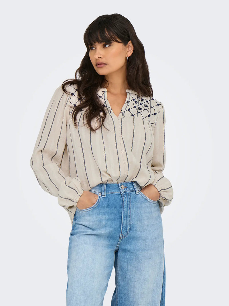 Only Eline Woven Boho Blouse