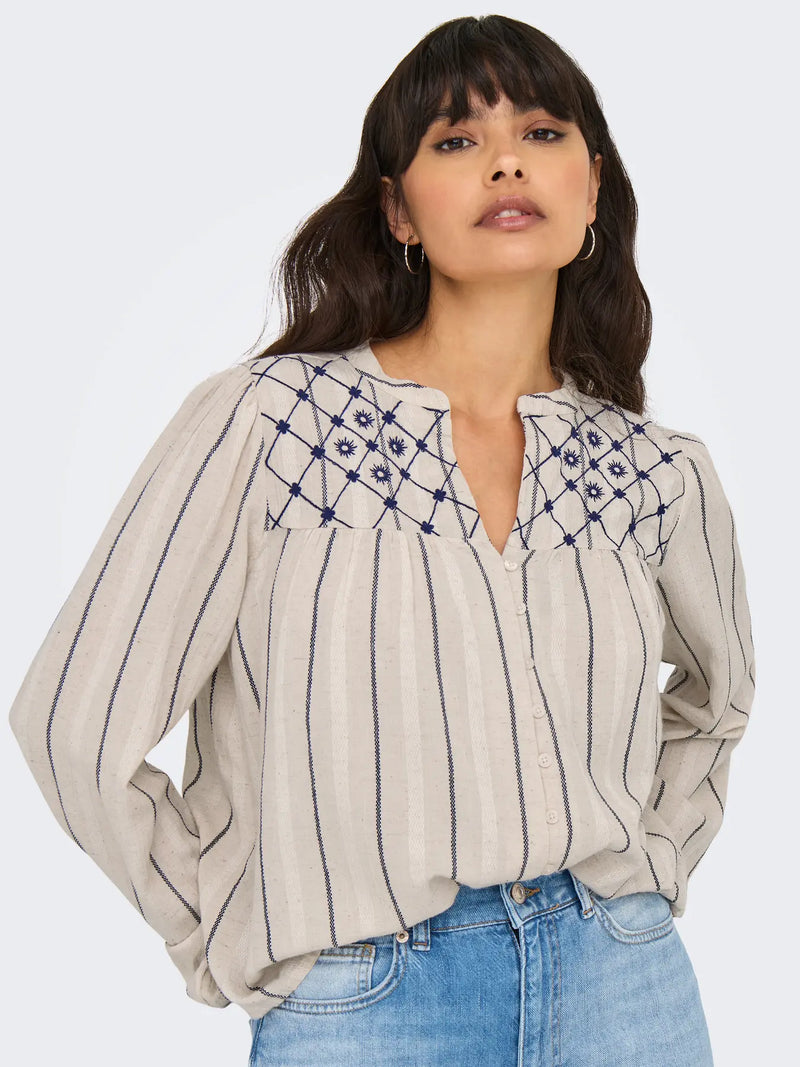 Only Eline Woven Boho Blouse