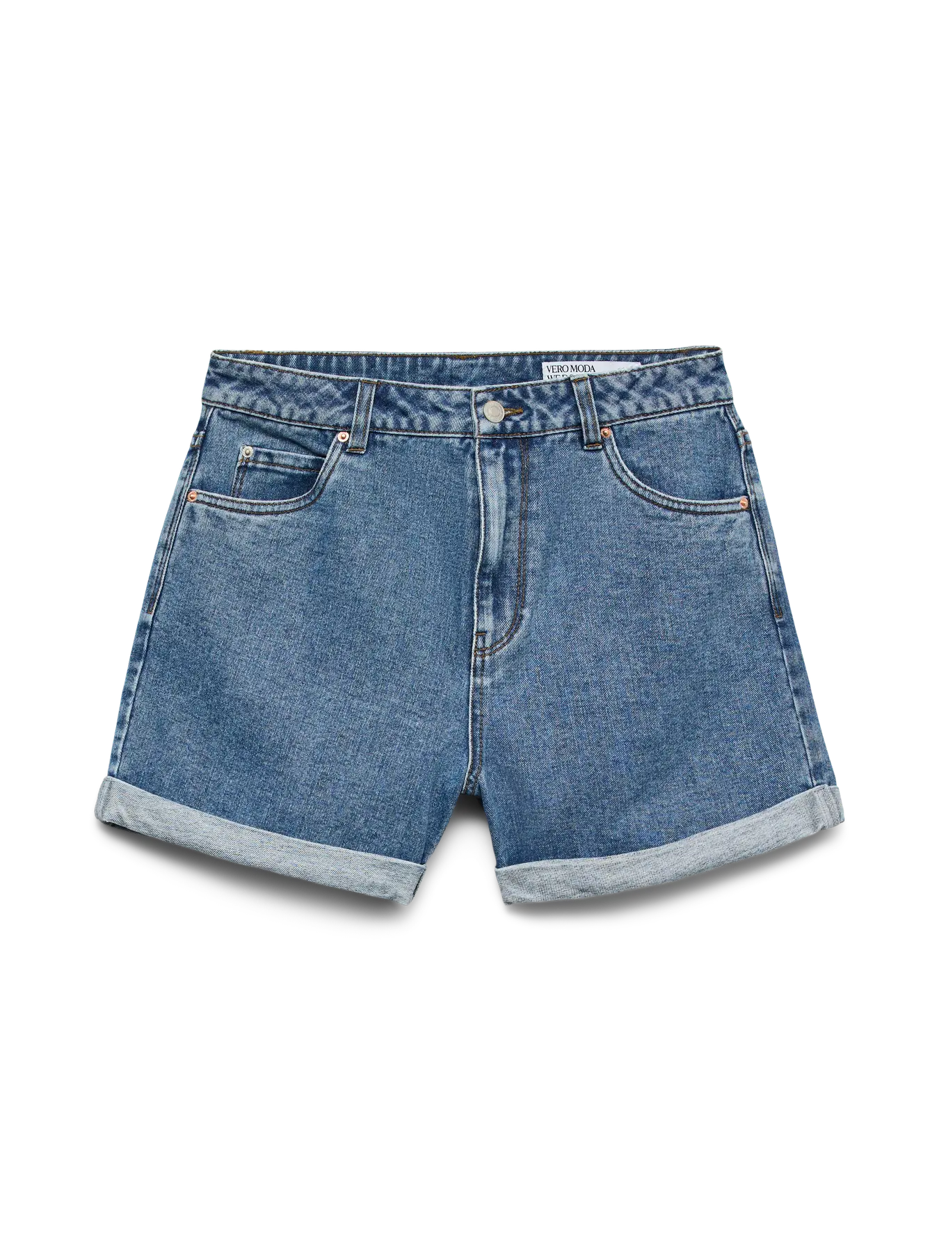 Vero Moda Zuri High Rise Loose Denim Shorts