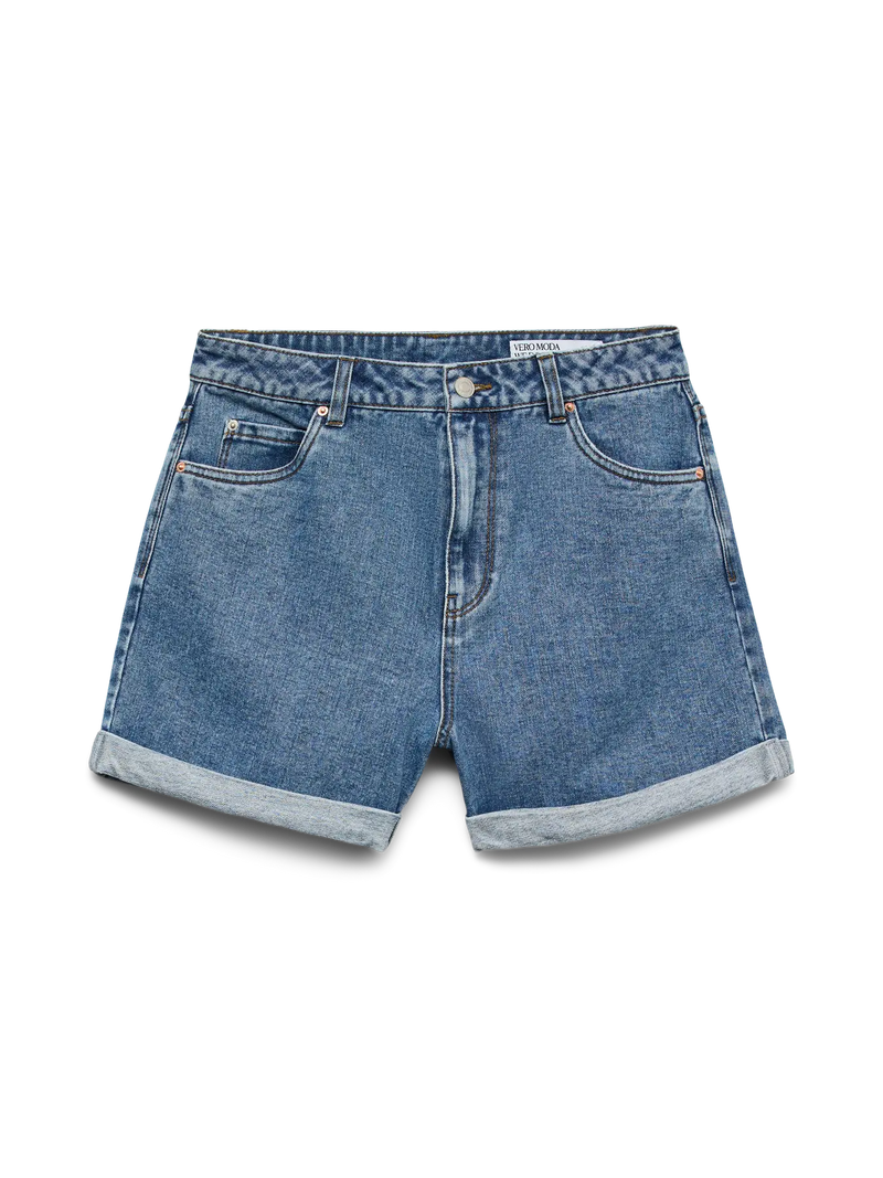 Vero Moda Zuri High Rise Loose Denim Shorts