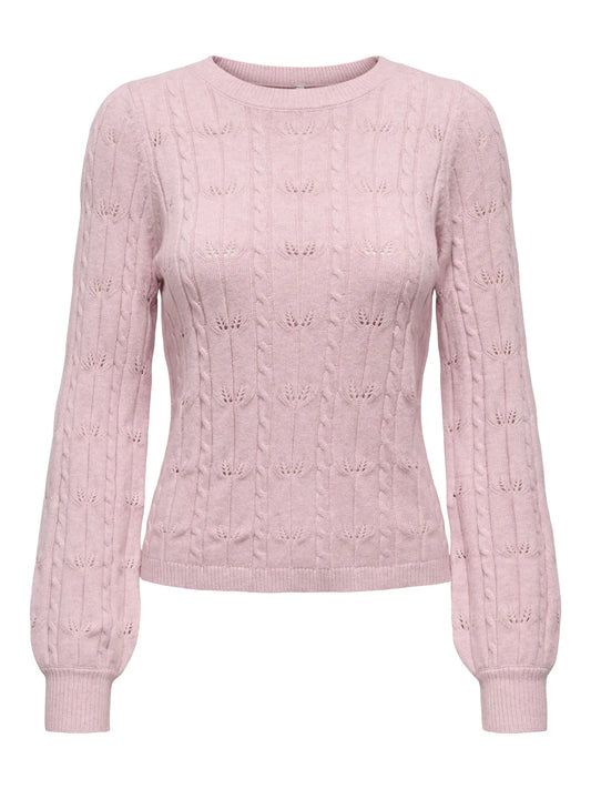 Only Katia Structured O-Neck Sweater