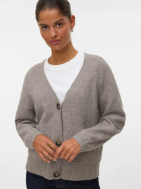 Vero Moda Boom V-Neck Button Cardigan