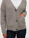 Vero Moda Boom V-Neck Button Cardigan