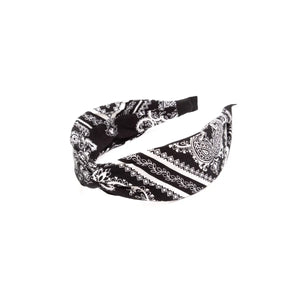 Paisley Print Knot Headband