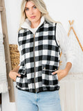 Evyr Buffalo Check Vest lo