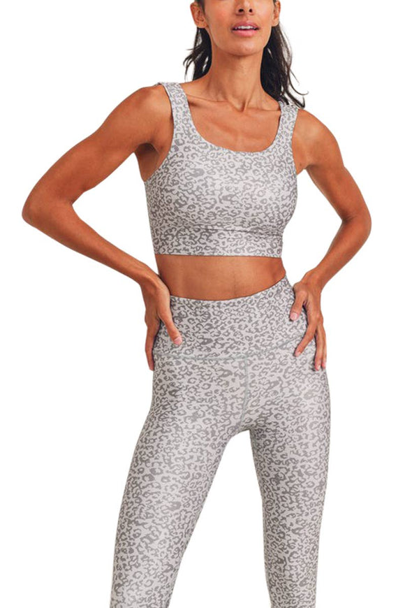 Leopard Foil Bra