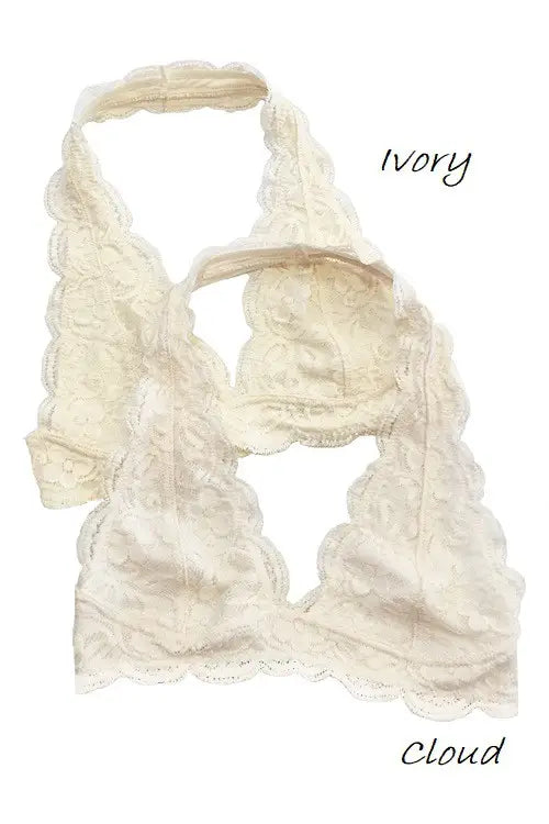 Helena Lace Halter Bralette