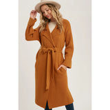 Julie Effortless Knitted Trench Coat