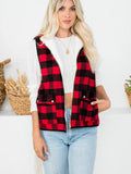 Evyr Buffalo Check Vest lo