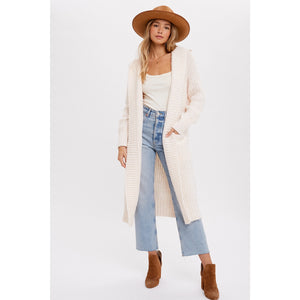 Melinda Longline Hooded Cardigan