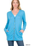 Laura Snap Cardigan- Short Length