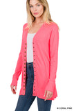 Laura Snap Cardigan- Short Length
