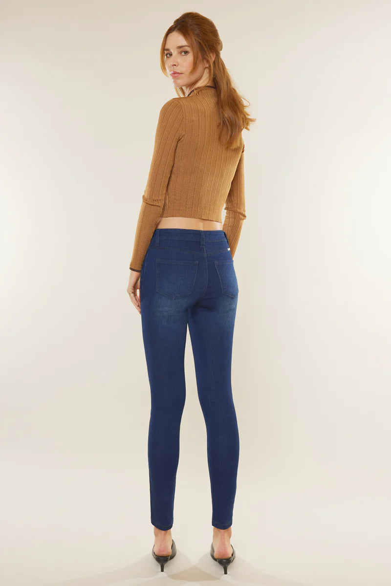 KanCan Tyra Mid Rise Super Skinny Jeans