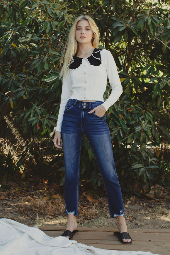 KanCan Cadence High Rise Slim Straight Jean