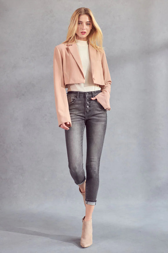 KanCan Quinn High Rise Ankle Jean