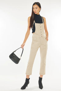 KanCan Marceline Straight Leg Jean Overalls