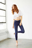 KanCan Perry Mid Rise Ankle Skinny