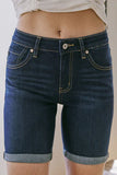 KanCan Kandie MidRise Bermuda Shorts