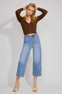 Kathleen High Rise Wide Leg Jeans