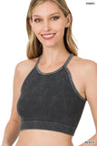 Wyatt Washed Ribbed Crop Tank