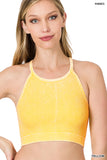 Wyatt Washed Ribbed Crop Tank