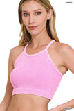 Wyatt Washed Ribbed Crop Tank