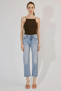 KanCan Ella Premier High Rise Ankle Straight Leg Jeans