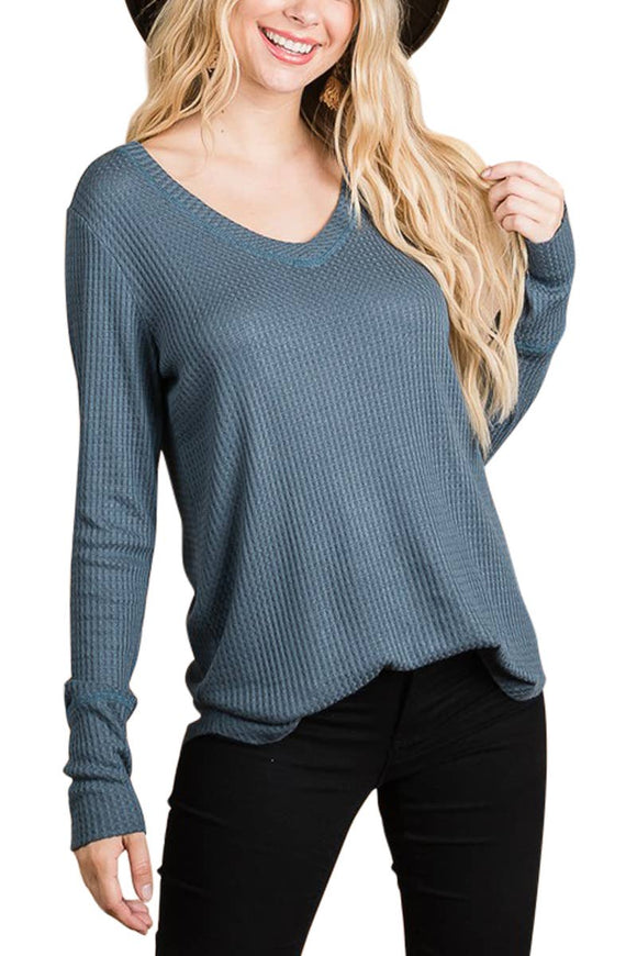 Meg Waffle Top