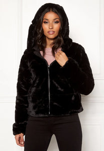 Only Chris Fur Hood Jacket