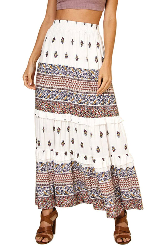 Carrie Tiered Maxi Skirt