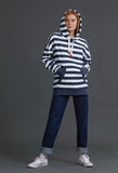 Wanakome Billie Striped Pullover Hoodie