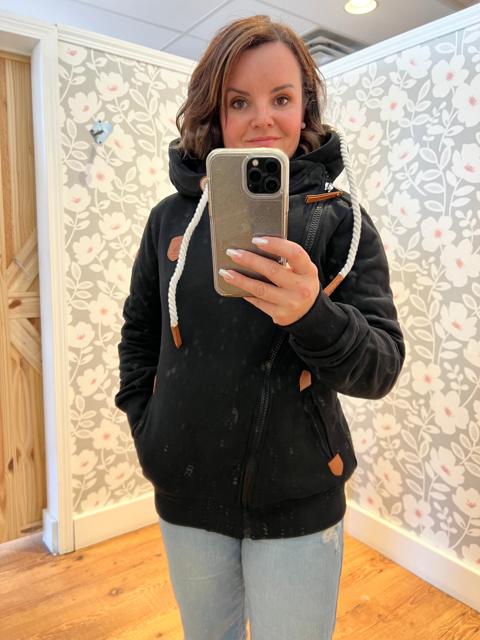 Wanakome Athena Side Zip Hoodie Three Broke Sisters