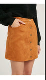 Sharla Faux Suede Skirt