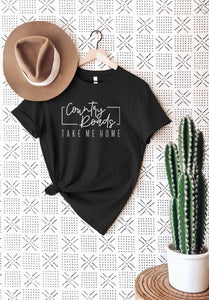Country Roads Take Me Home Graphic Ter