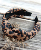 Leopard Knotted Headband
