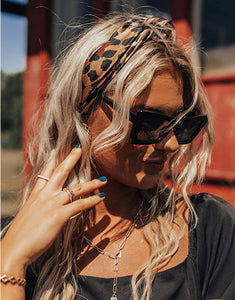 Leopard Knotted Headband