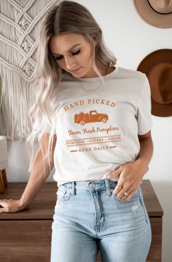 Hand Picked Pumpkin Graphic Tee