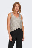 Only Ana Sequin Tan Top