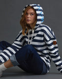 Wanakome Billie Striped Pullover Hoodie