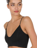 Reese Smocked Triangle Bralette
