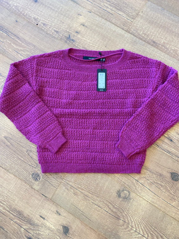 Vero Moda Dollar Long Sleeve Knit Sweater