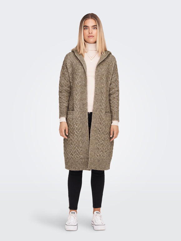 Only Trudy Hooded Knit Cardigan