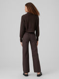 Vero Moda Poppy Long Sleeve Zip Collar Cropped Sweater